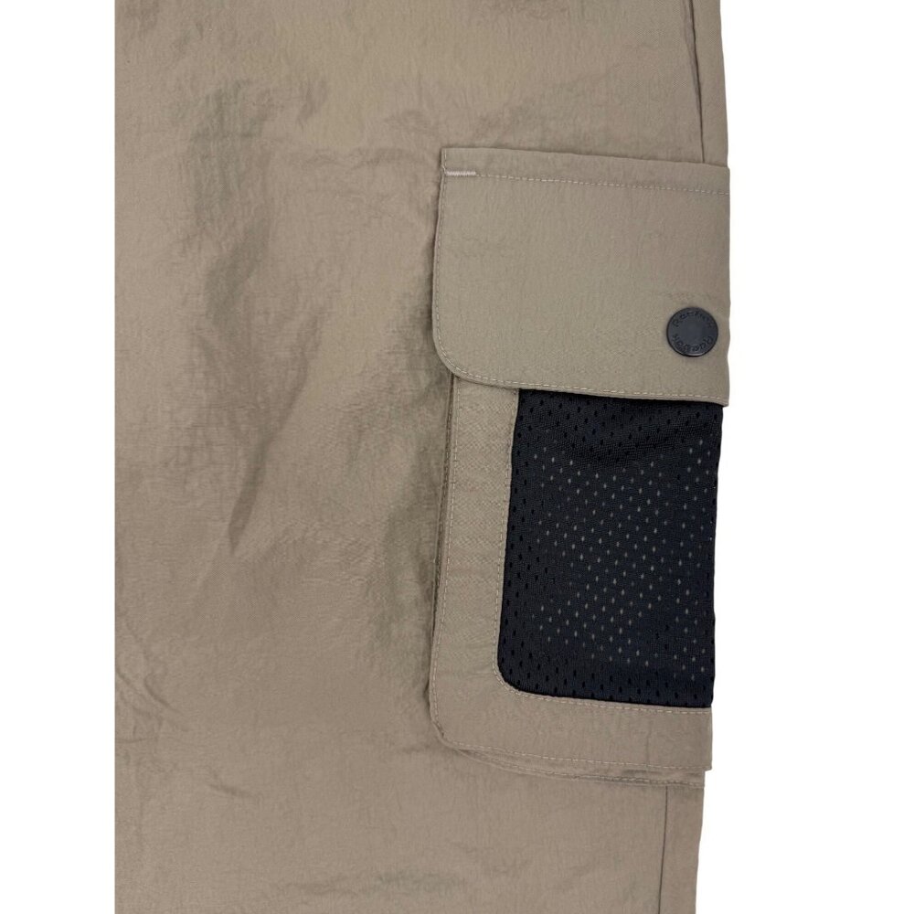 NWT Reebok Trek Grey Athleisure Training Pants Joggers w/Side Pocket & Logo S - Picture 6 of 16